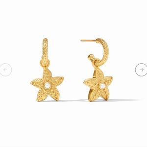 Sanibel Starfish Hoop & Charm Earring